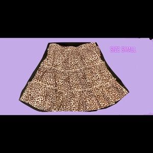 Women’s Small Cheetah Print Skirt